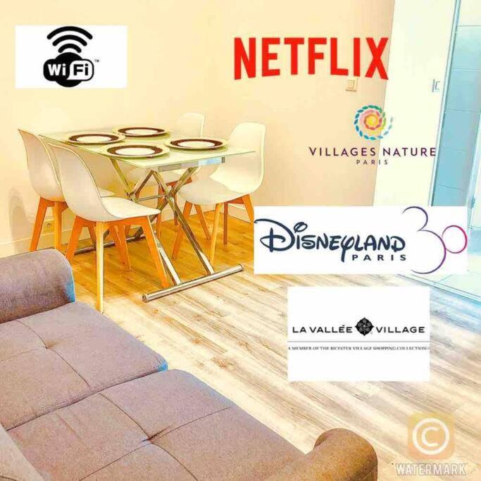 Appartement Cosy Proche Disney Vaires-sur-Marne Exteriör bild